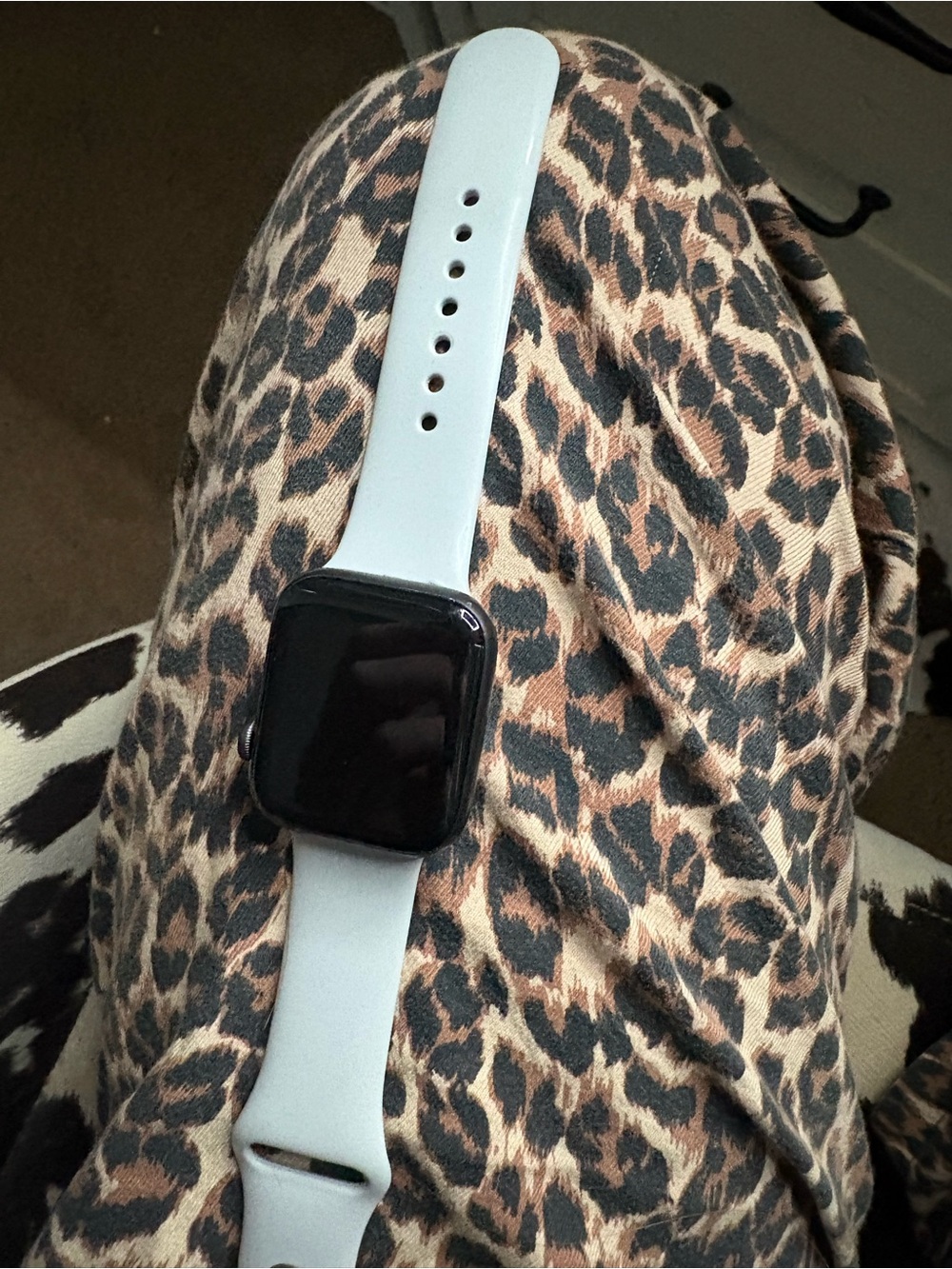 Apple Silicone Smartwatch Band in Pale Blue